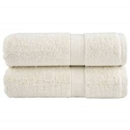 Berkfield Home Premium Soap Towels SOLUND 2 pcs Cream 30x30 cm 600 gsm - thumbnail 2