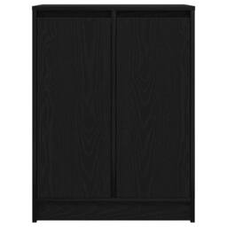 Berkfield Home Sideboard Black Oak 57x34x76 cm Engineered Wood - Size: 57 x 34 x 76 cm - thumbnail 6