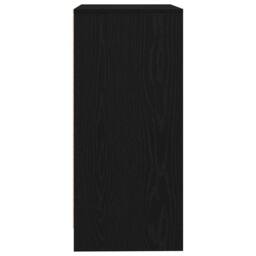 Berkfield Home Sideboard Black Oak 57x34x76 cm Engineered Wood - Size: 57 x 34 x 76 cm - thumbnail 7
