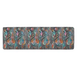 Benjamin Tate Design Trendy Tribal Pattern In Watercolour Style Runner Rug in Natural - Size: 67 cm x 230 cm - thumbnail 1