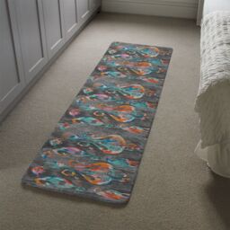 Benjamin Tate Design Trendy Tribal Pattern In Watercolour Style Runner Rug in Natural - Size: 67 cm x 230 cm - thumbnail 4