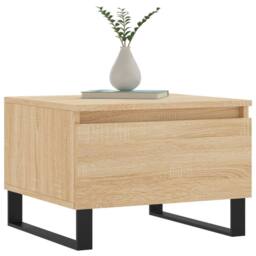 Berkfield Home Coffee Tables 2 pcs Sonoma Oak 50x46x35 cm Engineered Wood in Brown - Size: 50 x 46 x 35 cm - thumbnail 3