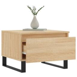 Berkfield Home Coffee Tables 2 pcs Sonoma Oak 50x46x35 cm Engineered Wood in Brown - Size: 50 x 46 x 35 cm - thumbnail 4