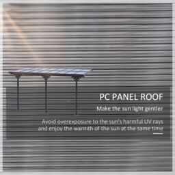 OUTSUNNY Outdoor Patio Gazebo Pergola, Aluminum Post, 4.35 x 3 m PC Roof in Grey - thumbnail 5