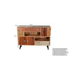 Indian Hub Sorio Sideboard Large 1 - Wood - L40 x W120 x H80 cm in Brown - thumbnail 3