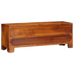Berkfield Home TV Cabinet Multicolour 110x30x40 Solid Wood Acacia - thumbnail 7