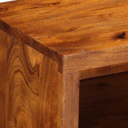 Berkfield Home TV Cabinet Multicolour 110x30x40 Solid Wood Acacia - thumbnail 8