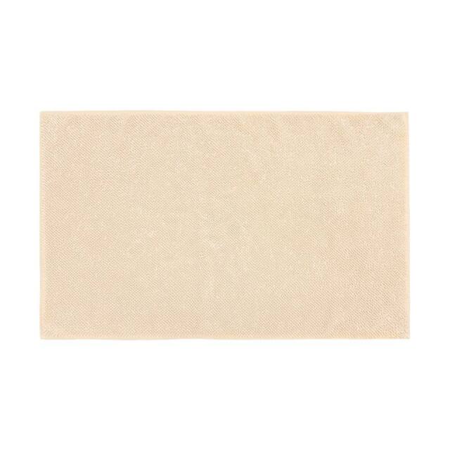 Misona Luxury Loop Reversible Cotton Bath Mat in Natural - image 1