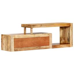 Berkfield Home TV Cabinet 120x30x40 cm Solid Mango Wood in Brown - Size: 120 x 30 x 40 cm - thumbnail 5