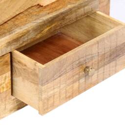 Berkfield Home TV Cabinet 120x30x40 cm Solid Mango Wood in Brown - Size: 120 x 30 x 40 cm - thumbnail 9