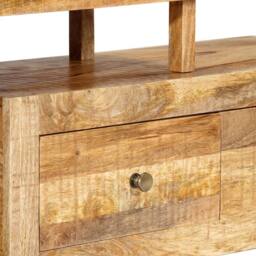 Berkfield Home TV Cabinet 120x30x40 cm Solid Mango Wood in Brown - Size: 120 x 30 x 40 cm - thumbnail 8