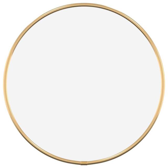 Berkfield Home Wall Mirror Gold √ò 30 cm Round - image 1