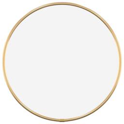 Berkfield Home Wall Mirror Gold √ò 30 cm Round
