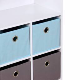 sweeek Children's storage unit with 6 baskets in Blue - thumbnail 8