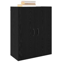 Berkfield Home Hanging cabinet Black oak 69.5 x 34 x 90 cm Engineered wood - thumbnail 3