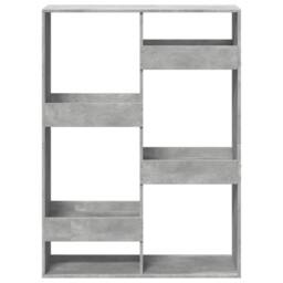 Berkfield Home Classic Bookcase Concrete Grey 100x33x135 cm Engineered Wood - Size: 100 x 33 x 135 cm - thumbnail 4