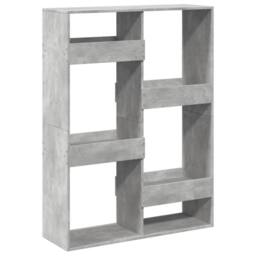 Berkfield Home Classic Bookcase Concrete Grey 100x33x135 cm Engineered Wood - Size: 100 x 33 x 135 cm - thumbnail 6