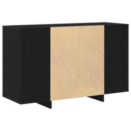 Berkfield Home Black Oak Sideboard Black oak Wood 120 x 41 x 75 cm - thumbnail 8