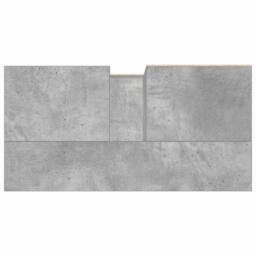 Berkfield Home Durable Bathroom Cabinet Concrete Grey 65x33x60 cm Engineered Wood - Size: 65 x 33 x 60 cm - thumbnail 7