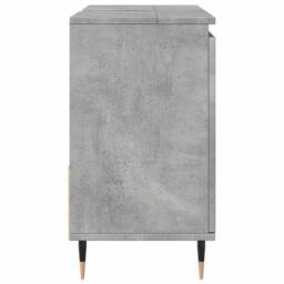 Berkfield Home Durable Bathroom Cabinet Concrete Grey 65x33x60 cm Engineered Wood - Size: 65 x 33 x 60 cm - thumbnail 5