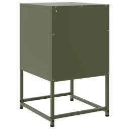 Berkfield Home Bedside Cabinets 2 pcs Olive Green 36x39x60.5 cm Steel - thumbnail 8
