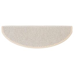 Berkfield Home Stair Mats Self-adhesive Sisal-Look 15 pcs 65x21x4 cm Berber in Cream - Size: Medium - thumbnail 6