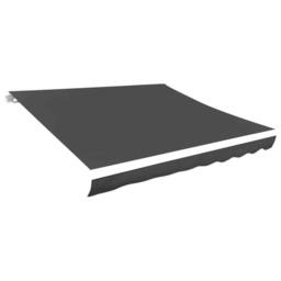 Berkfield Home Durable Awning Top Sunshade Canvas Anthracite 300x250 cm in Black - thumbnail 2