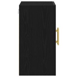 Berkfield Home Wall Cabinet Black Oak 60x31x70 cm Engineered Wood - Size: 60 x 31 x 70 cm - thumbnail 6