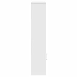 Berkfield Home Bookcase White 60x24x120 cm Engineered Wood - Size: 60 x 24 x 120 cm - thumbnail 5