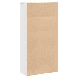 Berkfield Home Bookcase White 60x24x120 cm Engineered Wood - Size: 60 x 24 x 120 cm - thumbnail 6