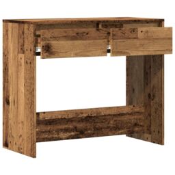 Berkfield Home Console Table Old Wood 89x41x76.5 cm Engineered Wood in Brown - thumbnail 5