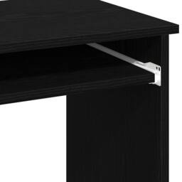 Berkfield Home Desk with Shelves Black 84x40x78 cm Engineered Wood - Size: 84 x 40 x 78 cm - thumbnail 8