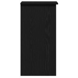 Berkfield Home Desk with Shelves Black 84x40x78 cm Engineered Wood - Size: 84 x 40 x 78 cm - thumbnail 6