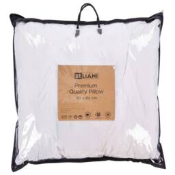 Wyld and Coco Pillow White Japara Cotton Cover Hypoallergenic Microfibre Fill - thumbnail 4