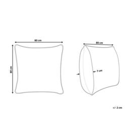 Wyld and Coco Pillow White Japara Cotton Cover Hypoallergenic Microfibre Fill - thumbnail 3