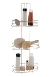 Orsina Dara 3 Tier Storage Rack in Gold - thumbnail 2
