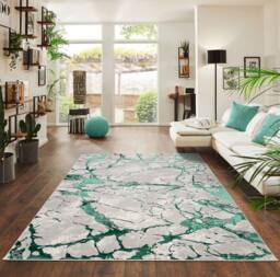 Smart Living Venice Modern Carved Rug - Soft Luxury for Living & Bedroom in Emerald - Size: 200 cm x 290 cm - thumbnail 5