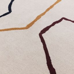 The Rug Shop UK Multi Handmade Modern Easy to clean Abstract Rug - Size: 160 cm x 230 cm - thumbnail 2