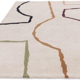 The Rug Shop UK Multi Handmade Modern Easy to clean Abstract Rug - Size: 160 cm x 230 cm - thumbnail 4