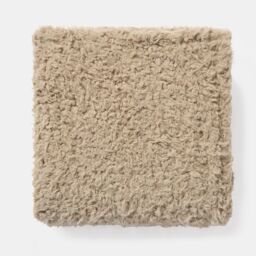 OHS Sofia Faux Fur Fleece Reversible Throw Super Soft Fluffy Blanket in Light Brown - Size: 120 cm x 150 cm - thumbnail 5