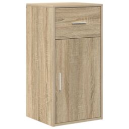 Berkfield Home Sonoma Oak Storage Cabinet Sonoma oak MDF Medium in Brown - thumbnail 2