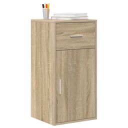 Berkfield Home Sonoma Oak Storage Cabinet Sonoma oak MDF Medium in Brown - thumbnail 3
