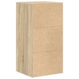 Berkfield Home Sonoma Oak Storage Cabinet Sonoma oak MDF Medium in Brown - thumbnail 7