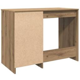Berkfield Home Elegant Desk Artisan Oak 100x50x76 cm Engineered Wood in Brown - Size: 100 x 50 x 76 cm - thumbnail 8