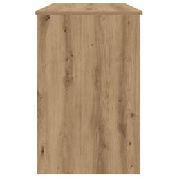 Berkfield Home Elegant Desk Artisan Oak 100x50x76 cm Engineered Wood in Brown - Size: 100 x 50 x 76 cm - thumbnail 7