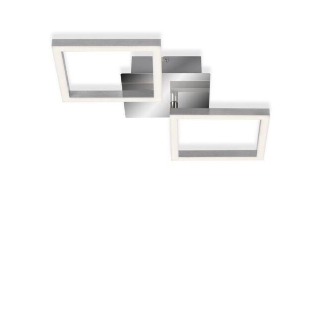 BRILONER Chrome Silver 2x5.5W LED Ceiling Light - image 1