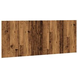 Berkfield Home Bed Headboard Old Wood 200x1.5x80 cm Engineered Wood in Brown - thumbnail 2