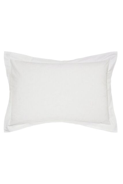 Helena Springfield 'Plain Dye' Polycotton Oxford Pillowcase in White - image 1