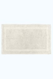 Homescapes Luxury Extra Large Bath Mat Reversible 1600GSM 100% Cotton, 70 x 120cm in Cream - Size: 70 x 120 cm