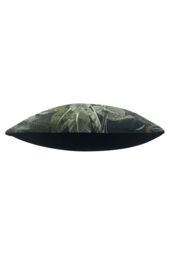 Evans Lichfield Kibale Jungle Leaves Hand-Painted Printed Piped Cushion - Size: 43 cm x 43 cm - thumbnail 3